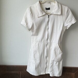 White Fox Boutique Cream Mini Dress